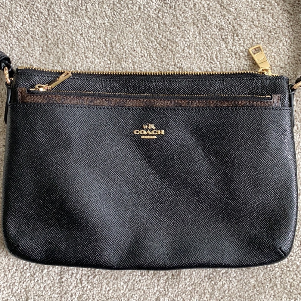Black Coach Crossbody Handbag